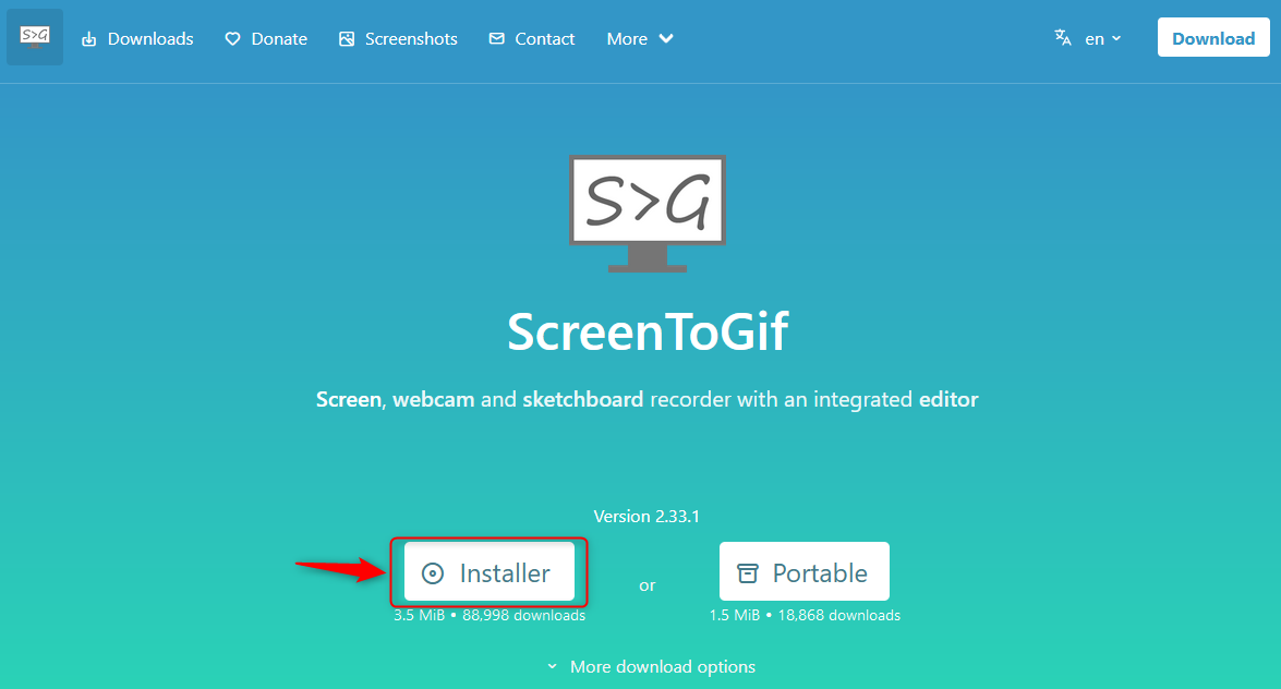 ScreenToGif 2.39 download the new version for windows